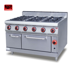 Gas Range 6-Burner&Oven
