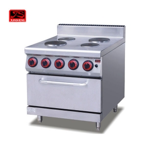 四头圆板煮食炉连电焗炉